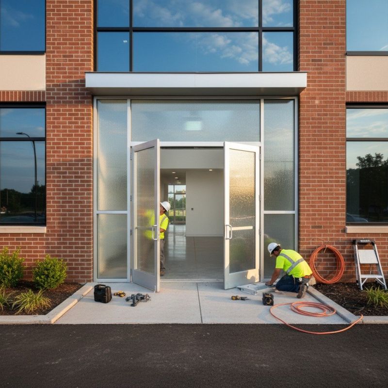 Commercial Door Installation detail